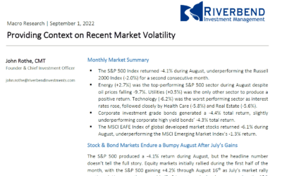 Macro Research: Providing Context on Recent Market Volatility